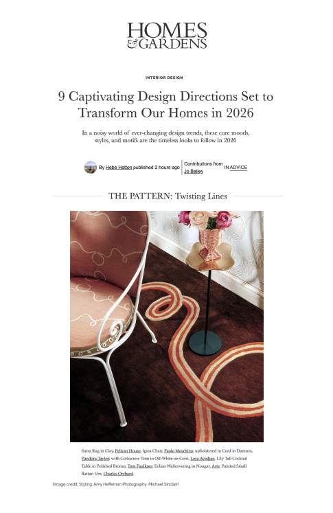 9 Captivating Design Directions Set to Transform Our Homes in 2026